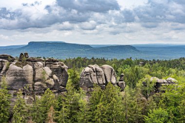 sakson İsviçre'nin panoramik manzarası, Almanya