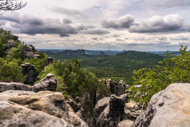 sakson İsviçre'nin panoramik manzarası, Almanya