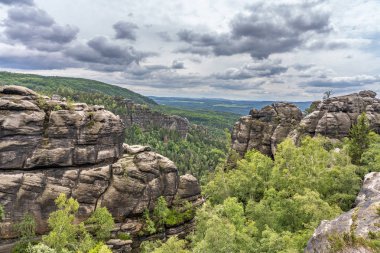 sakson İsviçre'nin panoramik manzarası, Almanya