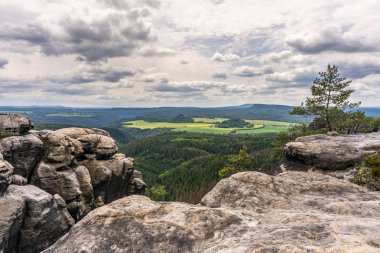 sakson İsviçre kaiserkrone panoramik görünümü, Almanya