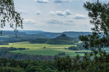kaiserkrone sakson İsviçre panoramik görünümü, Almanya