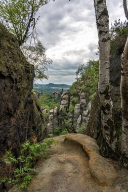 sakson İsviçre'nin panoramik manzarası, Almanya