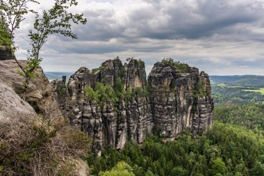 schrammsteine in saxon Switzerland, Almanya