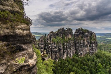 schrammsteine in saxon Switzerland, Almanya