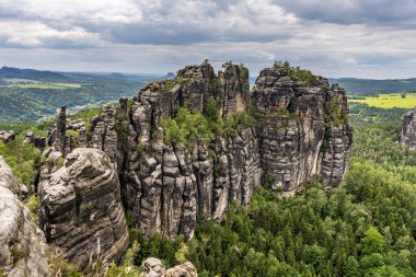 schrammsteine in saxon Switzerland, Almanya