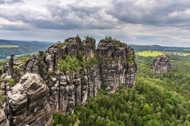 schrammsteine in saxon Switzerland, Almanya