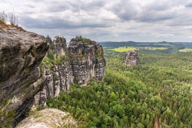 schrammsteine in saxon Switzerland, Almanya