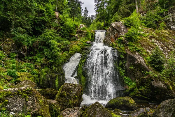 Triberg vodopád, triberg, Schwarzwald, Německo — Stock fotografie