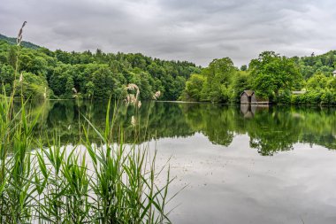 hoeglwoerth lake, bavyera, almanya