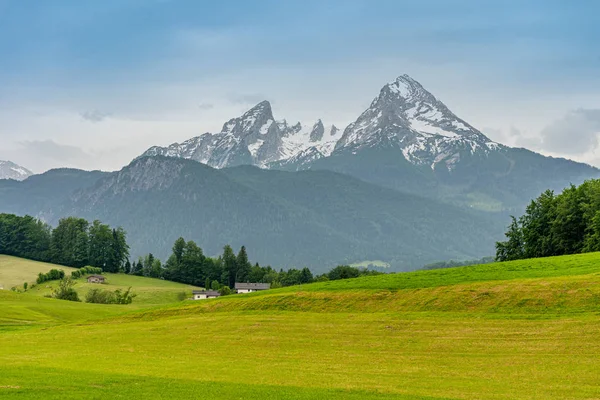 Watzmann v zemi Berchtesgadener, Bavorsko, Německo — Stock fotografie