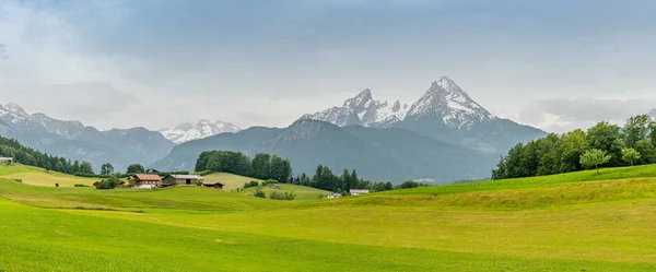 Watzmann v zemi Berchtesgadener, Bavorsko, Německo — Stock fotografie