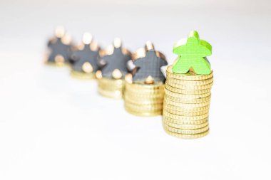 on kuruş luk kazıklarla ekonomide performans dışı illüstrasyon