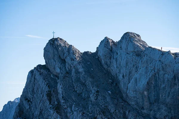 Bergpanoramablick Vom Karwendel Bayern Deutschland — Stockfoto