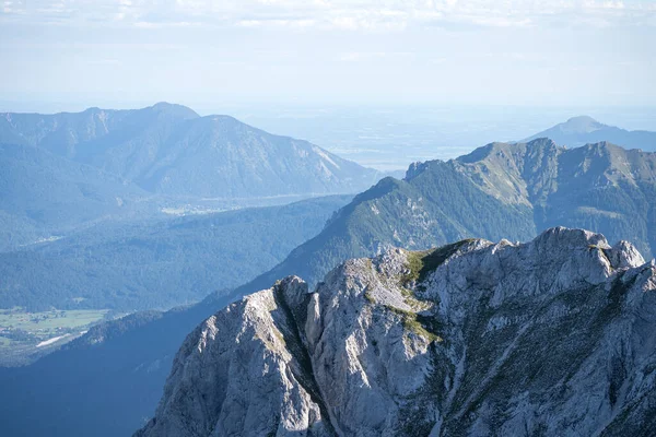 Karwendel Dağları Bavyera Almanya Dan Dağ Manzarası — Stok fotoğraf