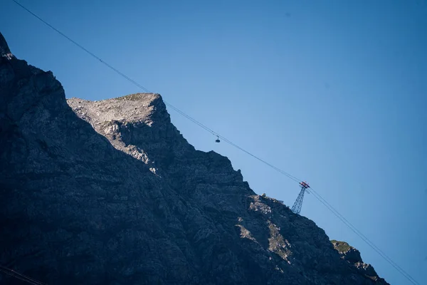 Widok Piękne Góry Zugspitze Eibsee Bawarii Niemcy — Zdjęcie stockowe