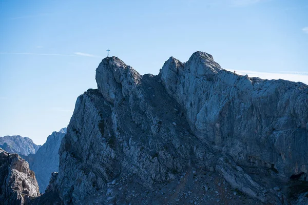 Vista Panorámica Montaña Desde Las Montañas Karwendel Bavaria Alemania — Foto de Stock