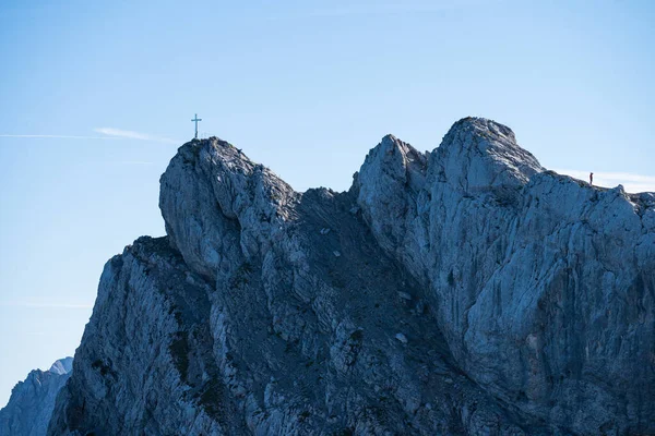 Bergpanoramablick Vom Karwendel Bayern Deutschland — Stockfoto