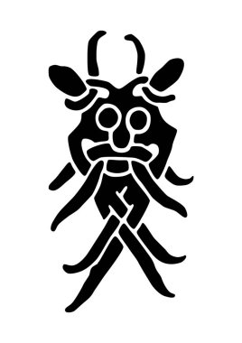 Odin tek renk vektör maskesi