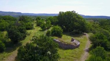 4k Ardèche, Fransa, Falaise de Jastres hava uçak atış ileri