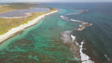 Pointe des Chteaux, Peninsula, Grande-Terre, Guadeloupe, Karayipler güzel görünümü