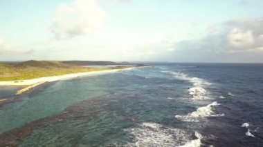 Pointe des Chteaux, Peninsula, Grande-Terre, Guadeloupe, Karayipler güzel görünümü