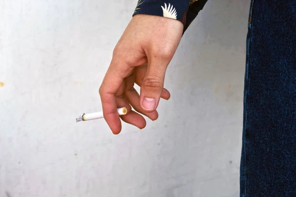 Sigaretta primo piano — Foto Stock