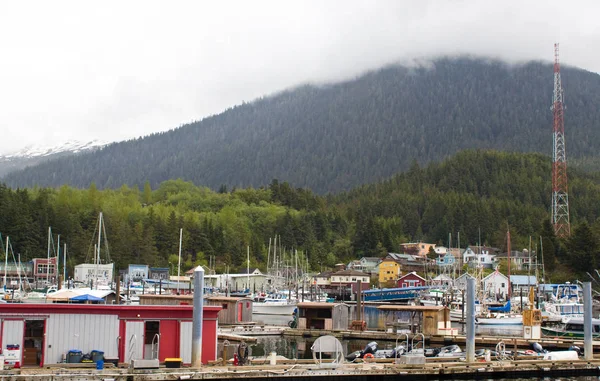 Ketchikan vista desde el puerto — Foto de Stock