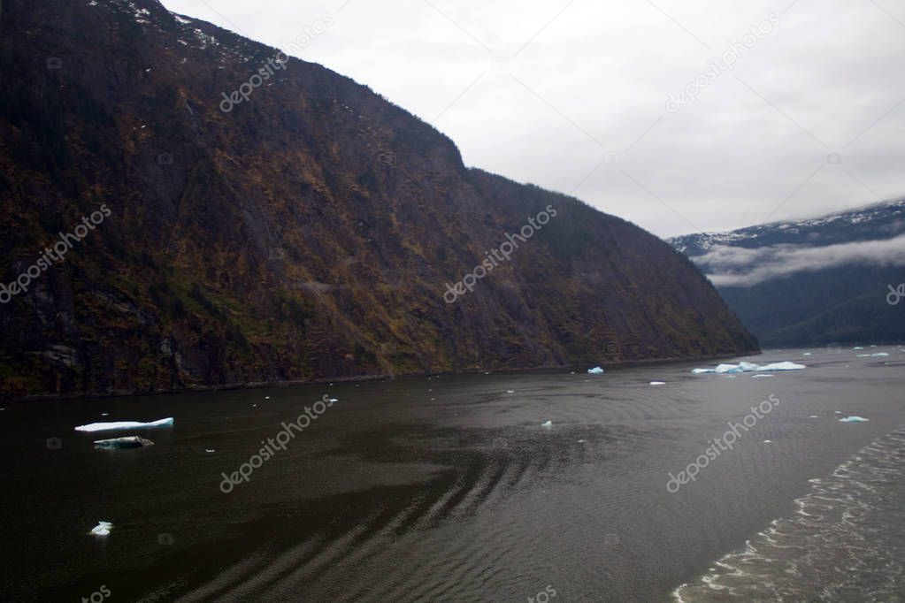 view of tracy arm fjord alaska