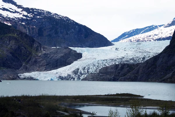 Mendenhall Glacier στην Αλάσκα — Φωτογραφία Αρχείου