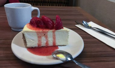 Çilekli cheesecake 