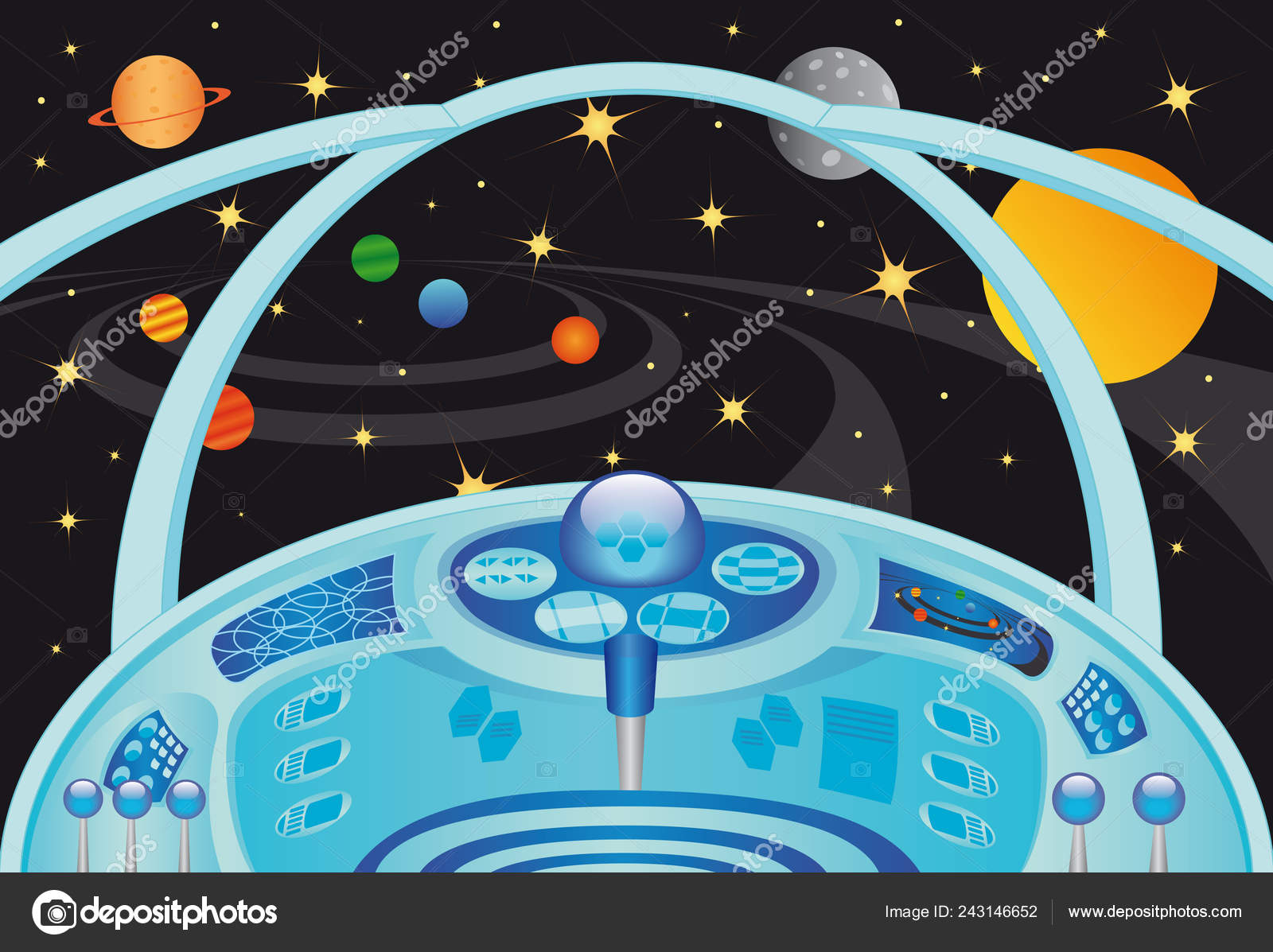 Spaceship interior Vector Art Stock Images | Depositphotos Spaceship interior Vector Art Stock Images | Depositphotos