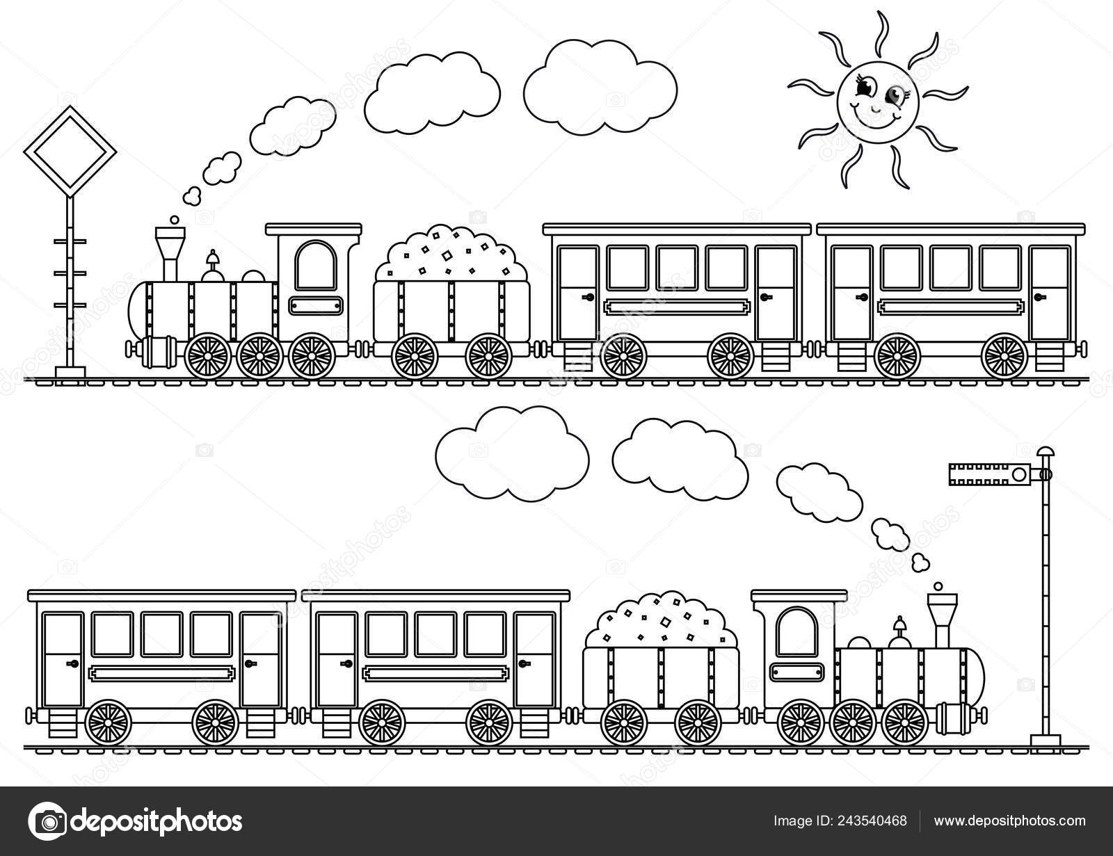 Passenger Train Cartoon Illustration Locomotive Theme Set Children Coloring Book Stock Vector Image by ©mirrra3 #243540468 Passenger Train Cartoon Illustration Locomotive Theme Set Children Coloring Book Stock Vector Image by ©mirrra3 #243540468