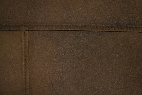 Background Texture Stitched Leather Nubuck — Stock Photo, Image