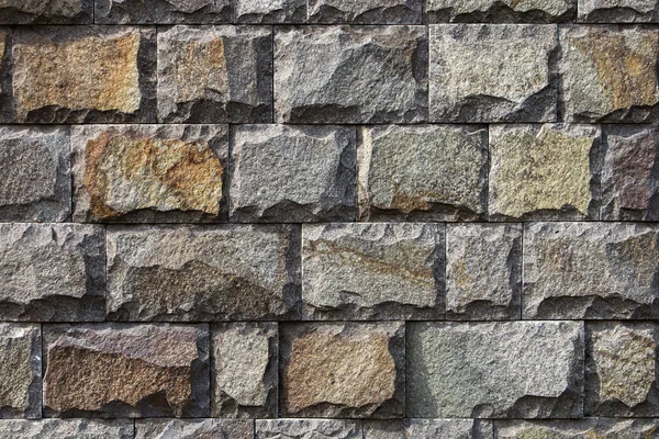 Tło Tekstura Układanie Wielokolorowego Kamienia Naturalnego Bloków — Zdjęcie stockowe