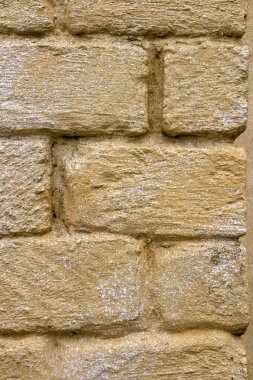 Arka plan, köşe duvarı kireç taşı dokusu, kabuk kaya.