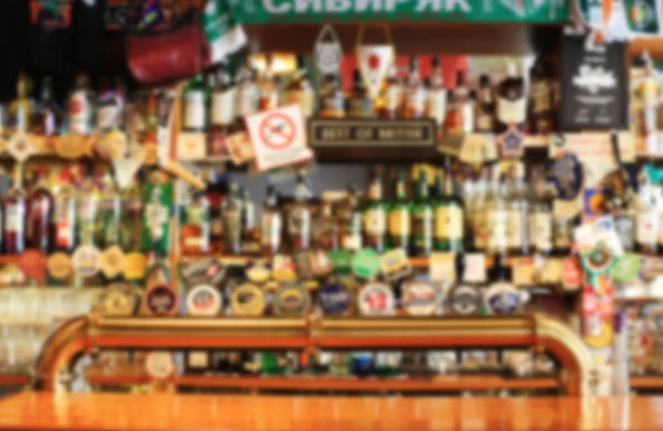 Classic Bar Bar Counter Beer Taps — Stock Photo, Image