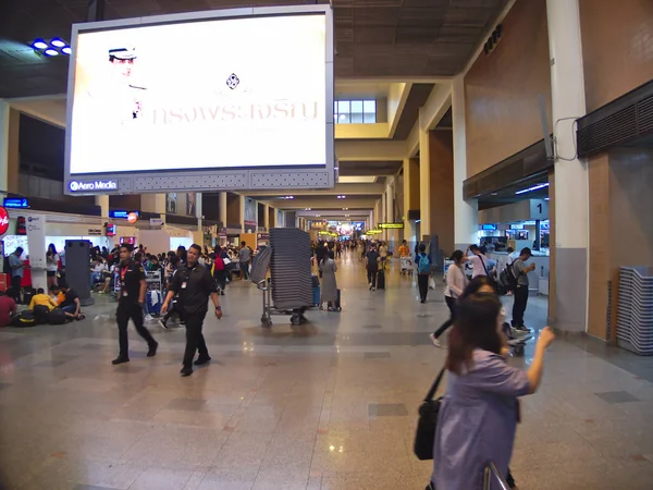 Międzynarodowy terminal pasażerski Don Mueang Airport. — Zdjęcie stockowe