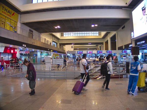 Międzynarodowy terminal pasażerski Don Mueang Airport. — Zdjęcie stockowe