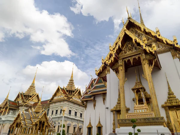 Wat Phra Kaew Temple Emerald Buddha Landmark Thailand Which Tourists — стоковое фото