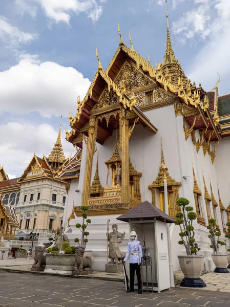 Wat Phra Kaew Świątynia Szmaragdowego Buddy Bangkok Tajlandia Czerwca 2020 — Zdjęcie stockowe