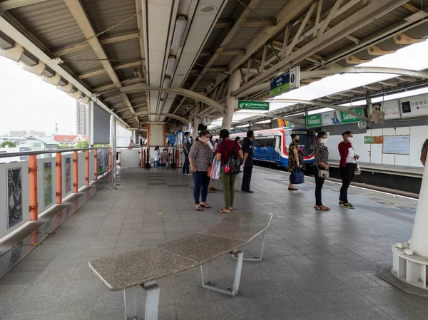 Bangkok Thailand Juni 2020Mo Chit Bts Station Een Belangrijk Transport — Stockfoto