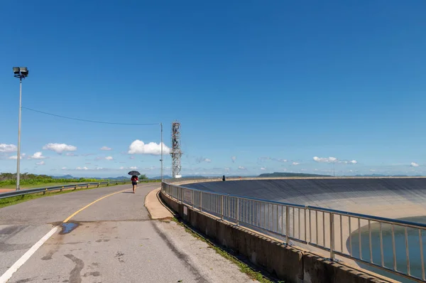 Paisagens Lam Takhong Reservatório Turbinas Geradoras Eletricidade Khao Yai Thiang — Fotografia de Stock