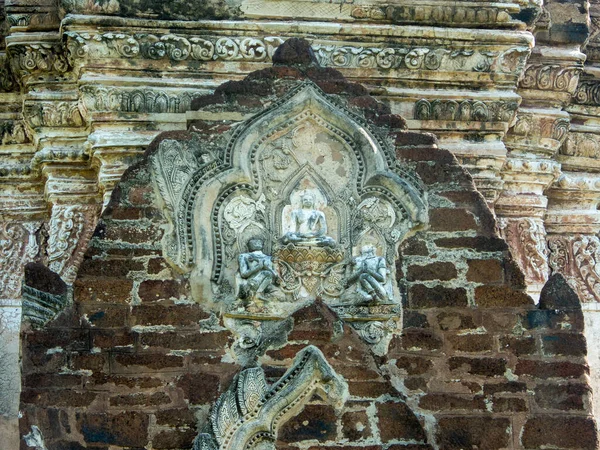 Wat Phra Sri Rattana Mahathat Lop Buri Tailândia Nenhuma Evidência — Fotografia de Stock