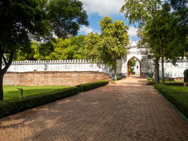Ulusal Müze Kralı Narai LOP BURI THAILAND-17 Temmuz 2020 Antik saray Phra Narai Ratchaniwet Tha Hin Alt Bölgesi Mueang Lop Buri Bölgesi Lop Bölgesi Lop Bölgesi.