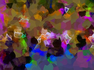 Resim tarzı arkaplan resmi, soyut desen, çeşitli canlı renkler, yağlı boya deseni