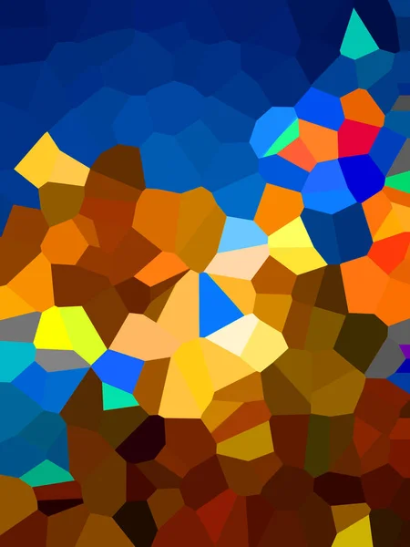 Çeşitli Parlak Renklere Sahip Piksellerin Görüntülenmesi Pikselli Bir Model Biçimi — Stok fotoğraf