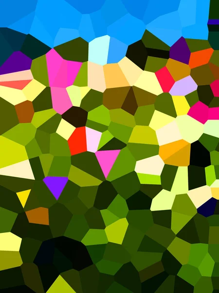 Ilustracja Pikseli Wzór Różnych Jasnych Kolorów Tworzy Pixelated Stylu Wzór — Zdjęcie stockowe