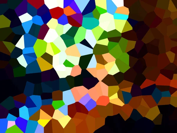 Ilustración Del Patrón Píxeles Con Varios Colores Brillantes Crea Estilo —  Fotos de Stock