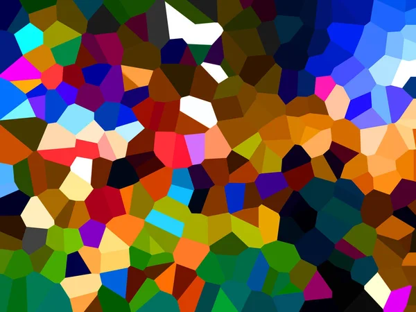 Illustration of Pixels pattern with various bright colors creates an pixelated pattern style.