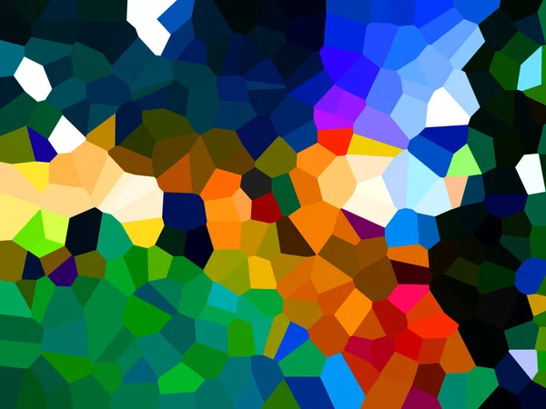 Illustration of Pixels pattern with various bright colors creates an pixelated pattern style.